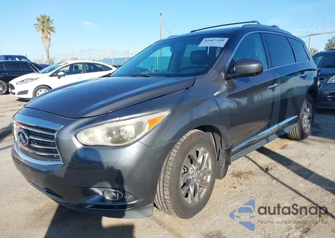 2013 Infiniti Jx35 z USA, uszkodzony, nr VIN 5N1AL0MM4DC315473